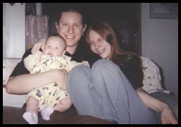with Jessica and Abby in Portmsouth, New Hampshire (2001)